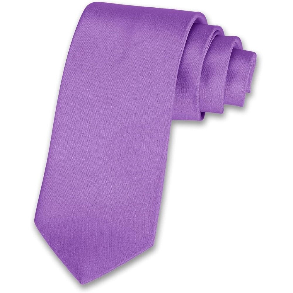 Men's Royal Purple Solid Color 8 Cm (3.15in) Polyester Formal Neck Ties